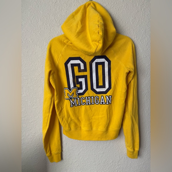 Victoria's Secret PINK University of Michigan Wolverines full zip-up sweatshirt - Picture 1 of 6
